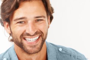 Accent color 2 Young man with facial hair and defining features